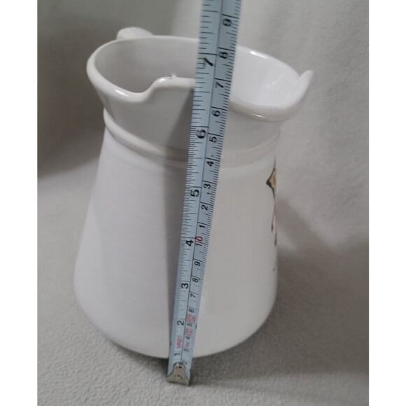 Western Stoneware Monmouth Pottery Don't Cry Over Spilled Milk Pitcher Farm Hous - Picture 9 of 11